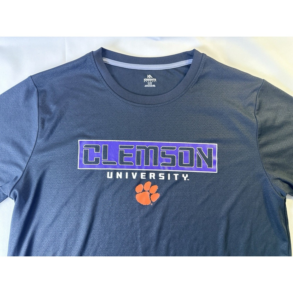 Clemson University Tigers Black Performance Shirt Knights Apparel‎ Size XL